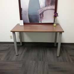 Modern Walnut Elements Desk 48" × 24"