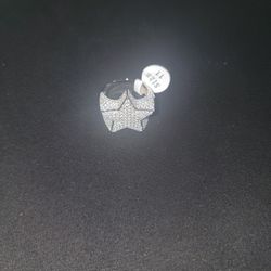 Moissanite star ring 