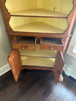Antique Corner Cabinet