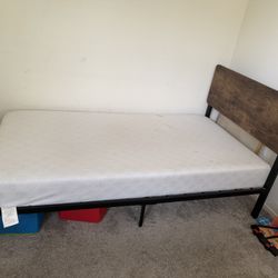 Twin Bed With Mattress