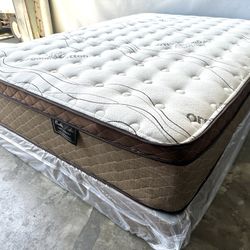 King Organic Cloud Edition Europillow Top 12inch Mattress!