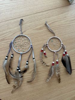 2 Colorful Dreamcatchers