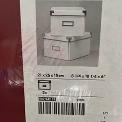 IKEA STORAGE BOXES NEW