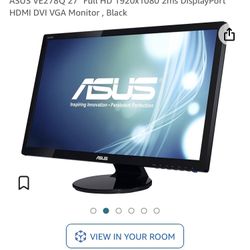 ASUS 27 Inch Monitor Built In Speakers
