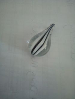 Cool shaped glass bead for necklace, bracelet or whatever you dream up.