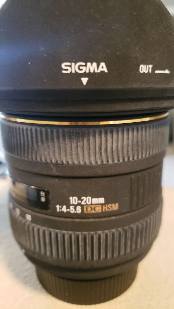 Sigma 10 20mm F4 5.6 Nikon Mount Sigma 10 20mm F4 5.6 Nikon Mount