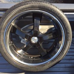 Rims with Pirelli Tires (24in)