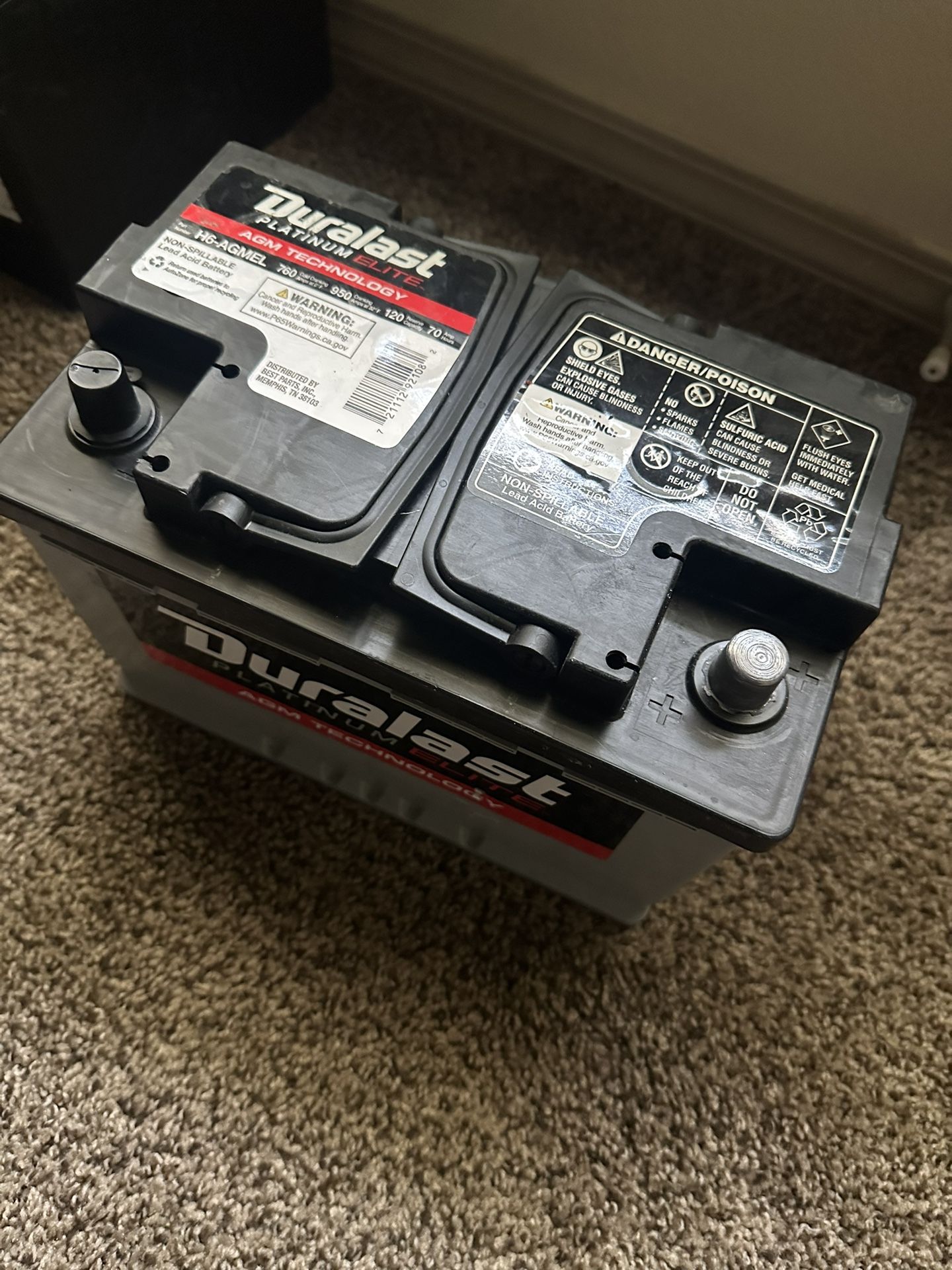 (48) H6-AGM 12v Battery