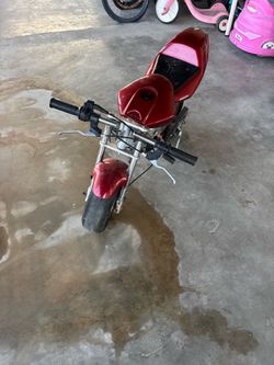 Pit bike 50cc red
