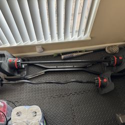 Bowflex adjustable weight curl and straight bar