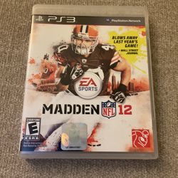PS3 Madden 12 