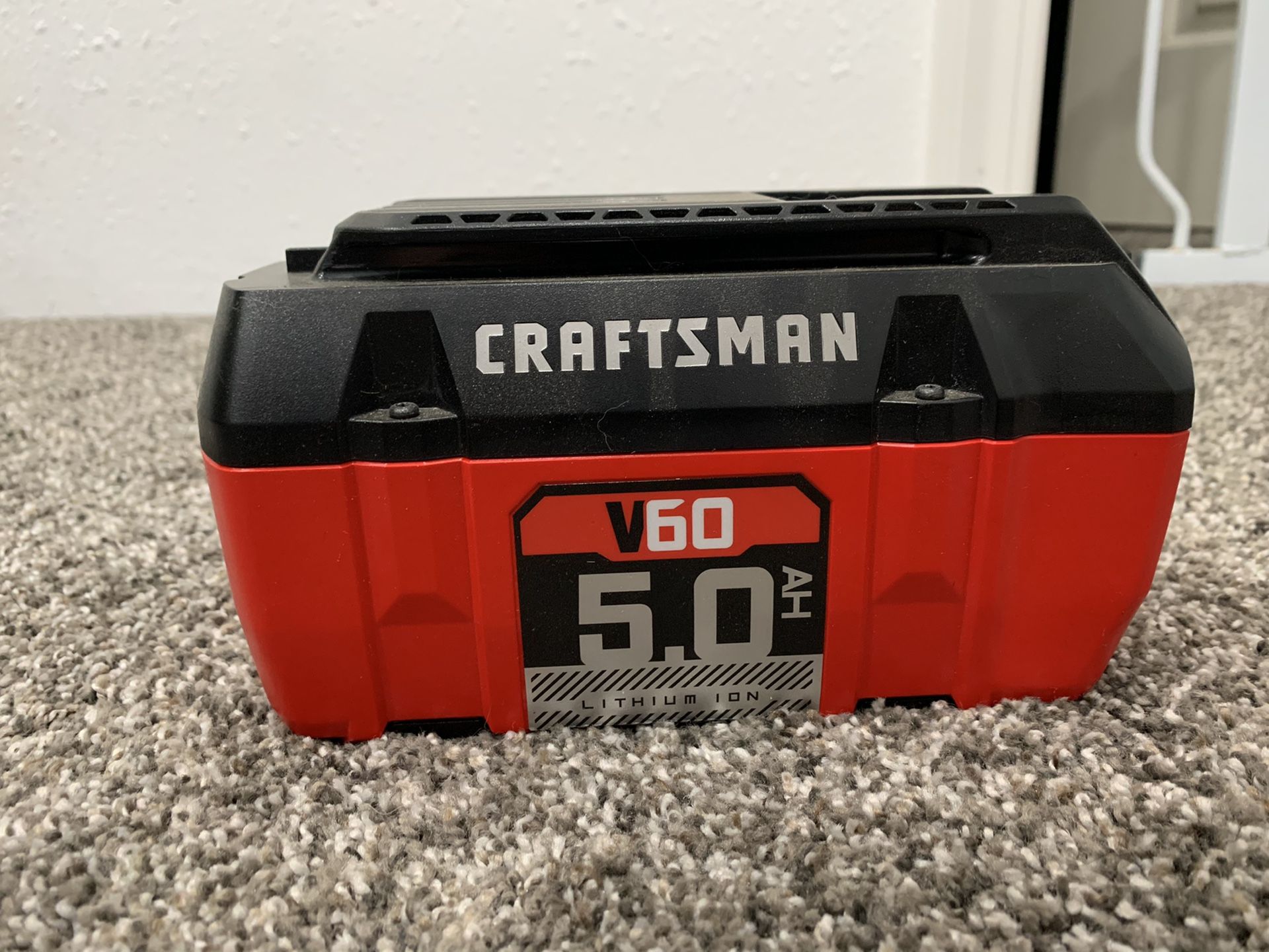 Craftsman V60 5.0 Ah battery