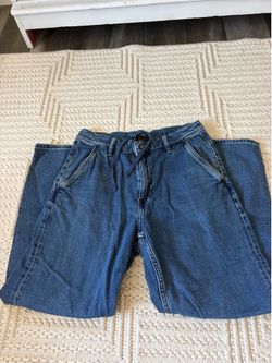 Uniqlo blue dark wash jeans