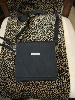 Bagallini Black Square Crossbody Bag Purse