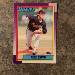 Pete Smith 1989 Baseball Card