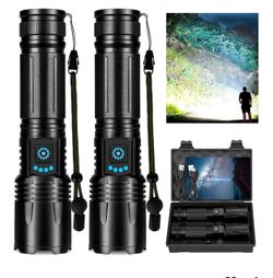 Rechargeable Flashlights High Lumens, 99,000 Lumens Super Bright Led Flashlights