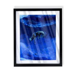 Nope movie Custom art piece on black frame