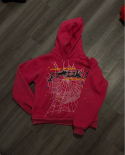 Pink sp5der Hoodie✅