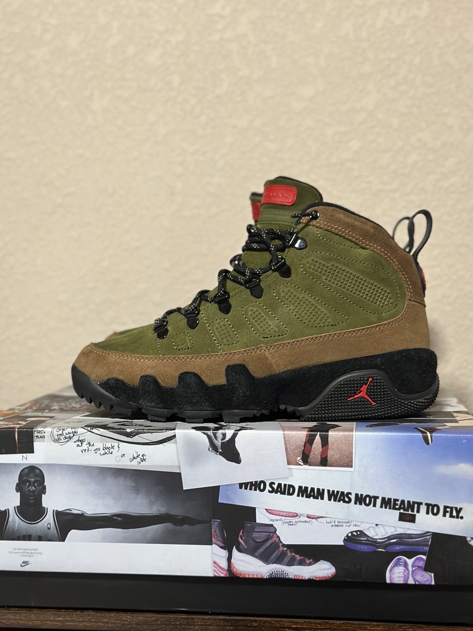 Jordan 9 Retro Boot Nrg Sz 7.5m Or 9w