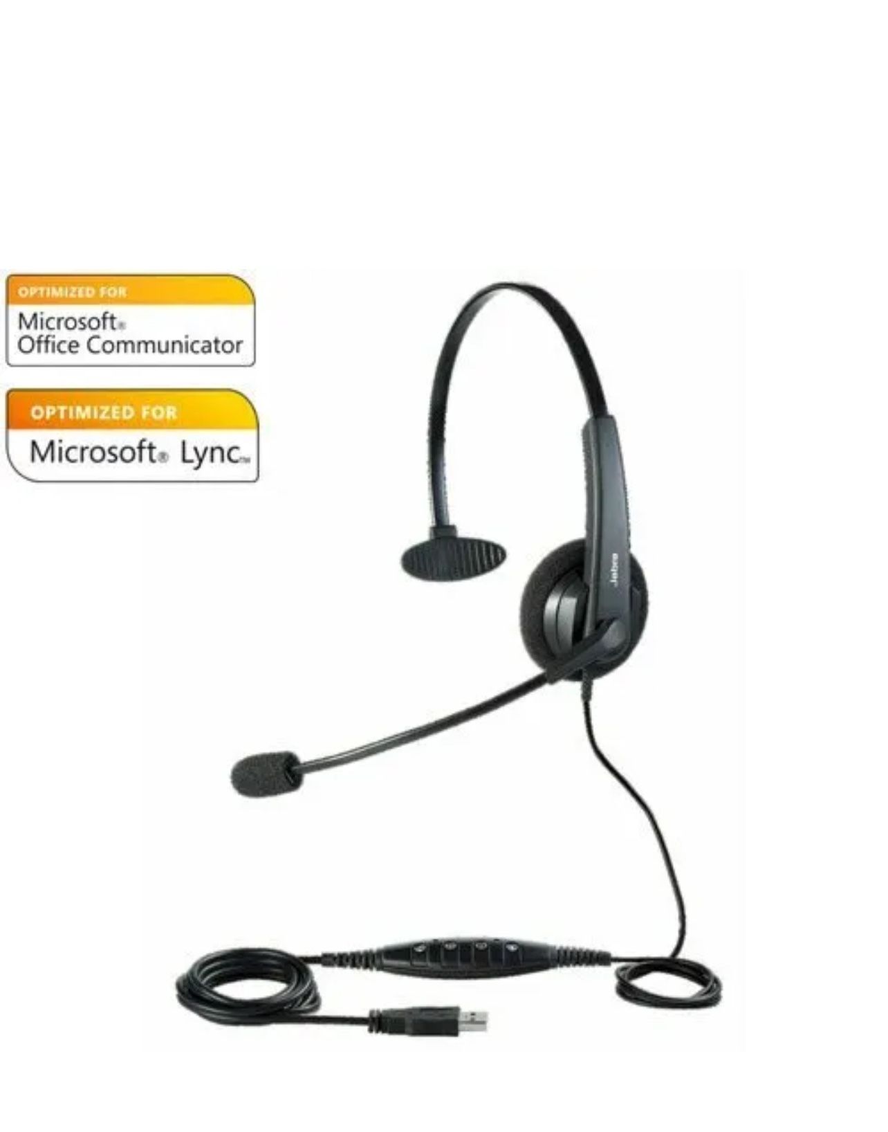 Jabra BIZ 620 USB Mono Over the Head Headset w/ Noise-Canceling Microphone