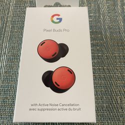 Google Pixel Buds Pro - Noise Canceling Earbuds: Coral: Brand New Sealed
