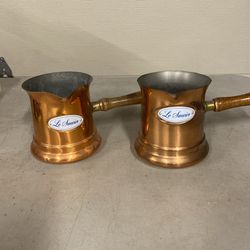 Le Saucer Souce Pan Teleflora Pair 