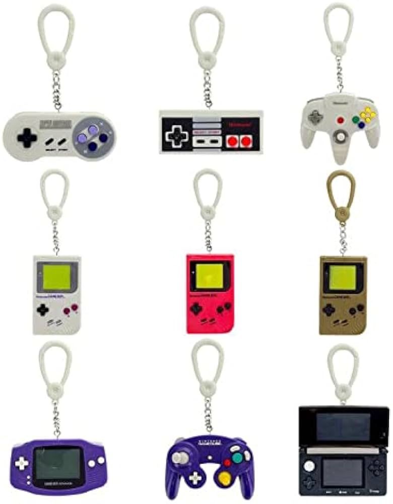Nintendo Classic Console Blind Bag Figural Keychain