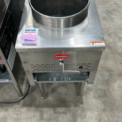 Flamaster FLM-WOK-LP Liquid Propane 18″ Wok Range with 13″ Ring, 95,000 BTU