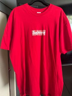 Supreme Bandana Box Logo T-Shirt Red