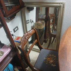 Beautiful antique large mirror asking fifty for it