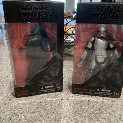 Star Ward Black Series Kylo Ren And Captain Phasma
