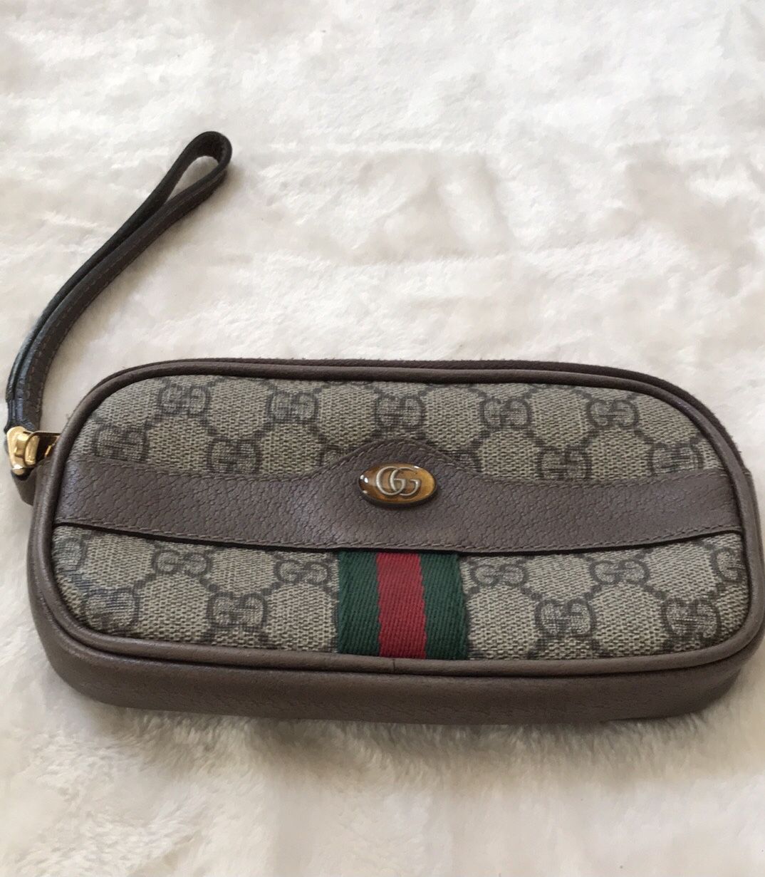 Authentic Vintage Gucci Sherry Line Wristlet