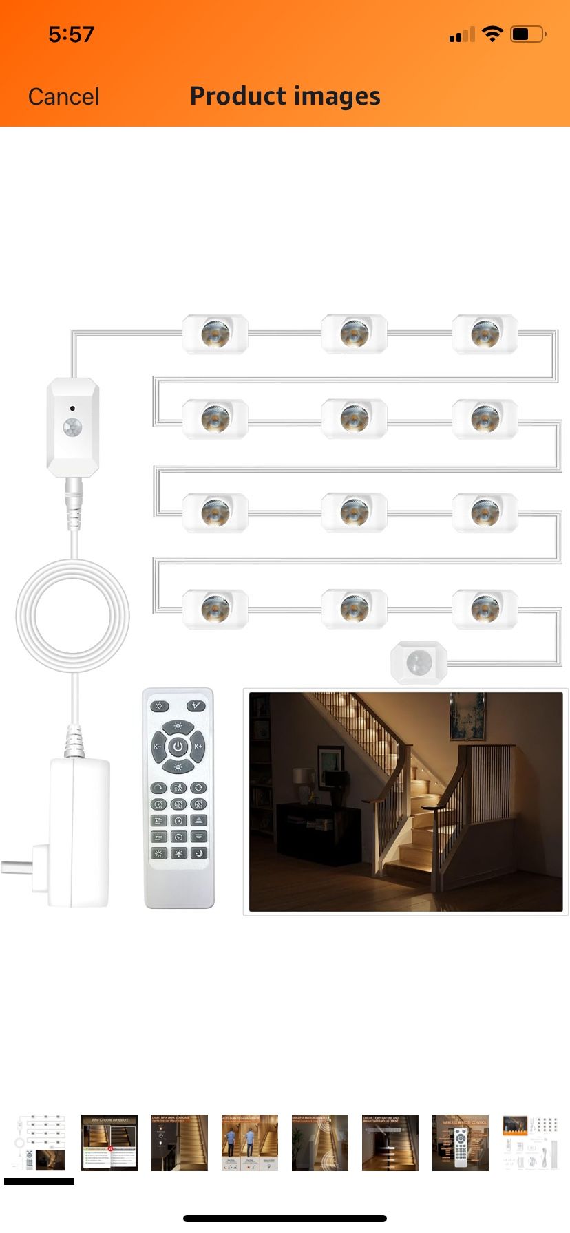 Intelligent Stair Lights Motion Sensor