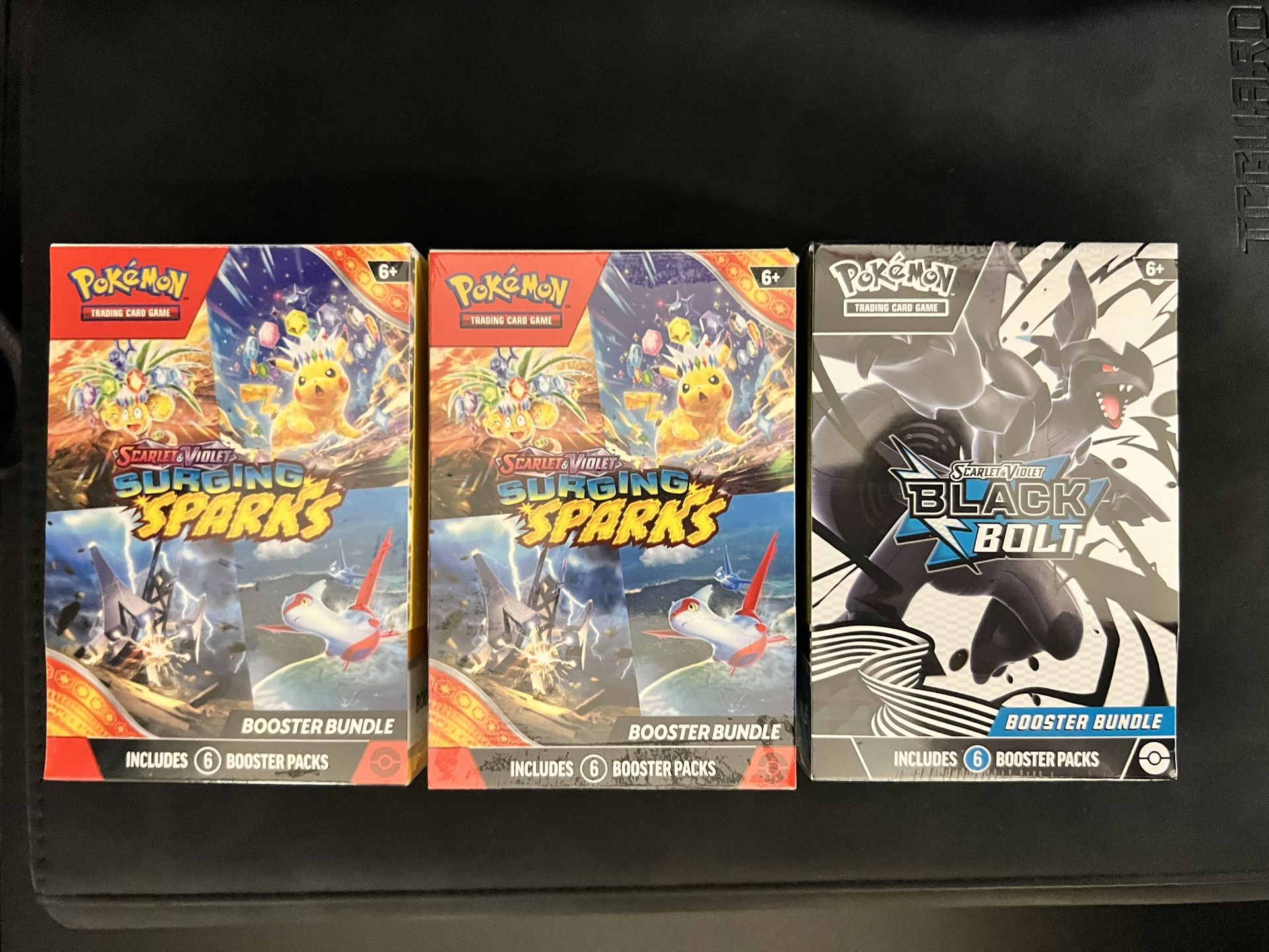 Surging Sparks Booster Bundle Black Bolt Booster Bundle