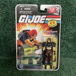 G.i. Joe 2008 Hasbro 25th Cobra Zartan V14 Foil Logo Carded Figure MOSC Sealed.