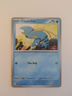 Clauncher pokémon card SVI 049