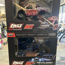 Losi LMT Mini 1/18 Zombie 4x4 Monster Truck. 