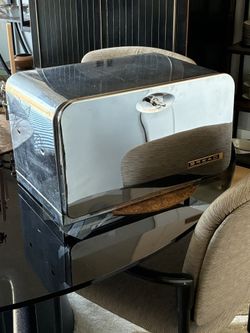 Bread Box Chrome Vintage Beauty Box