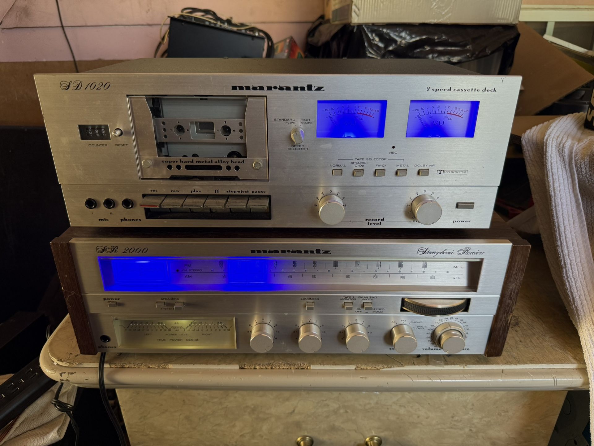 Marantz SD 1020 And Marantz SR 2000