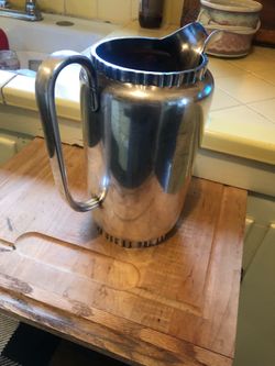 Vintage silver pitcher: $10.00