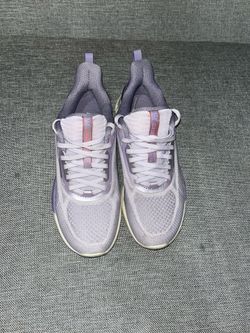 361° women  Low Top Lace Up Mesh Athletic Sneakers Purple Gray White