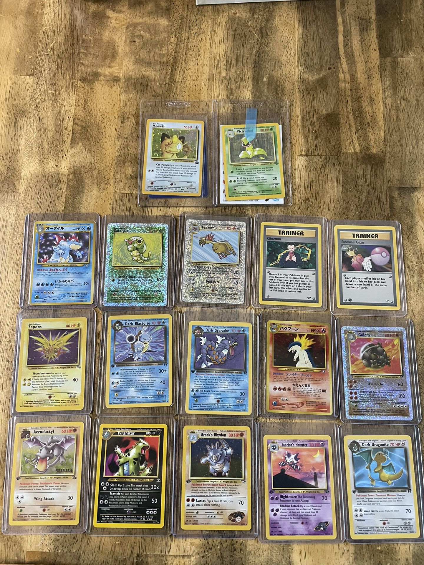 1st Edition Vintage Pokemon Cards For Sale Or Trade 
