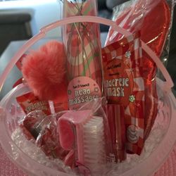 Valentine's Heart Gift Basket With Sweet & Shimmer Ulta Products