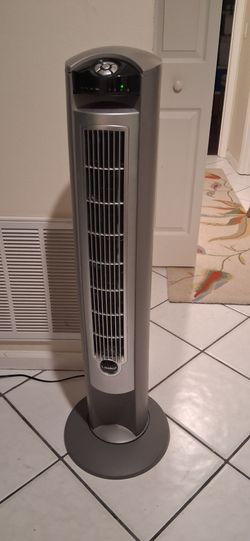 42" Oscillating Tower Floor Fan by Lasko Quiet & timer sleep mode could breeze office home kitchen