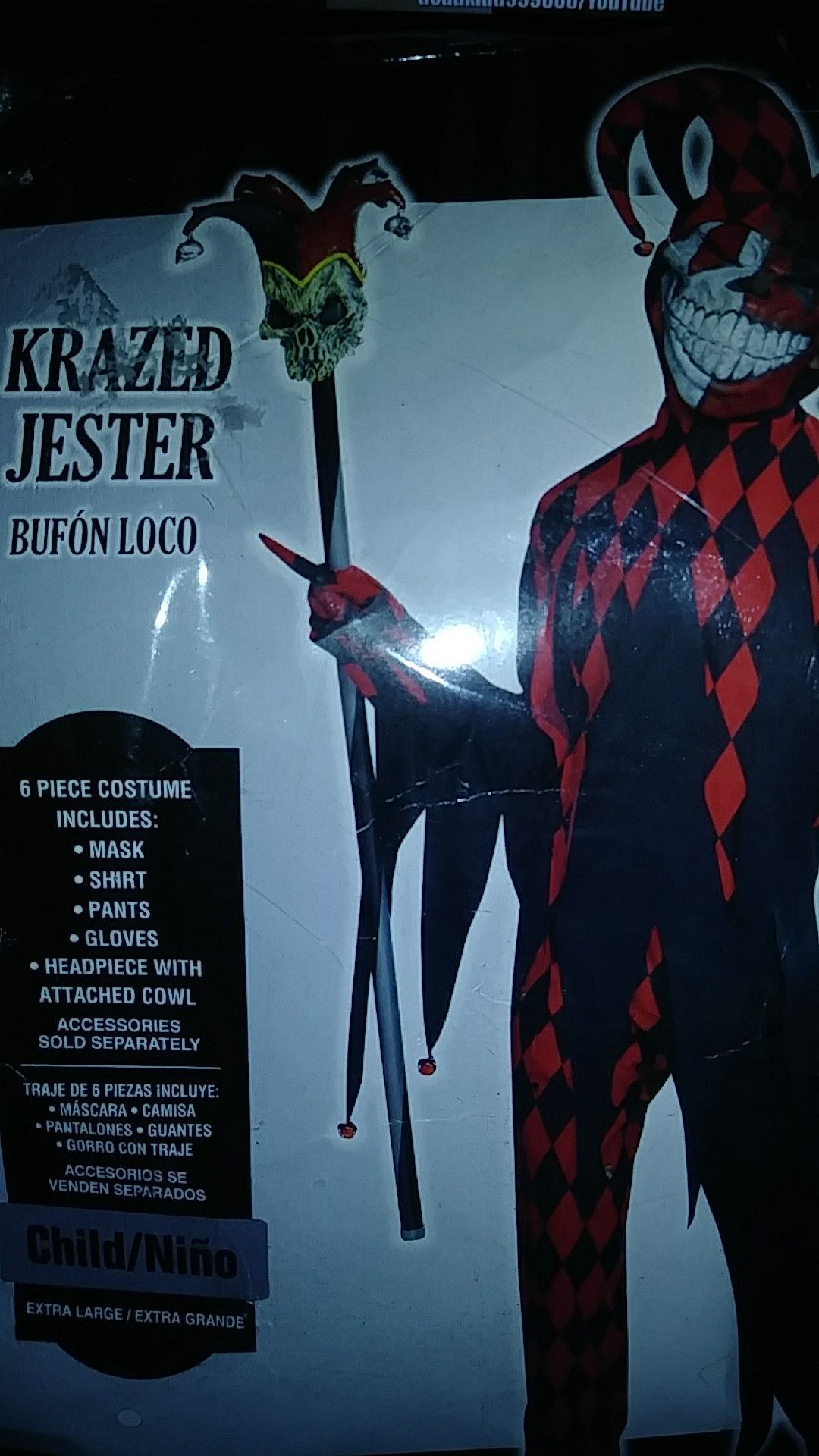 Krazed Jester Halloween costume