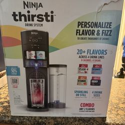 Ninja Thirsti Drink System Soda Sparkling Water Maker 20+ Flavors – Summer BBQ