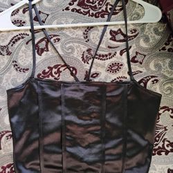Black crop top 