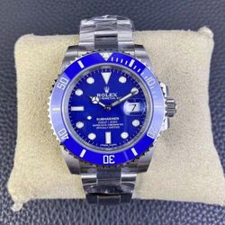 (Watch $450)Rolex Submariner with blue dial
