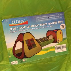 Pop up play tent