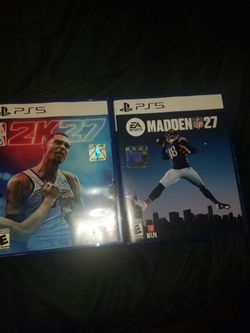 Ps5 Madden 27 and 2k27